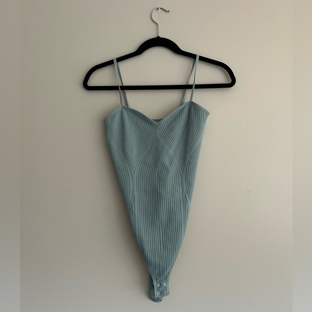 Dynamite | blue bodycon bodysuit